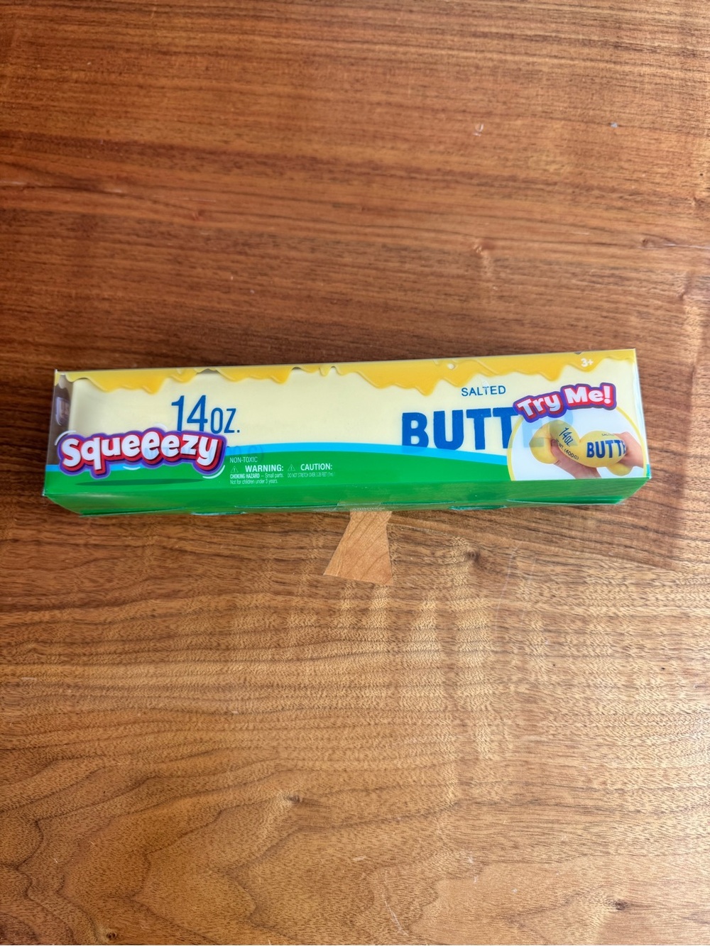 Viral Squeeezy Salted Butter 14oz Jumbo Squishy Sensory Toy NWT